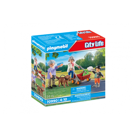 Playmobil City Life - Bedsteforældre Med Barnebarn (70990)