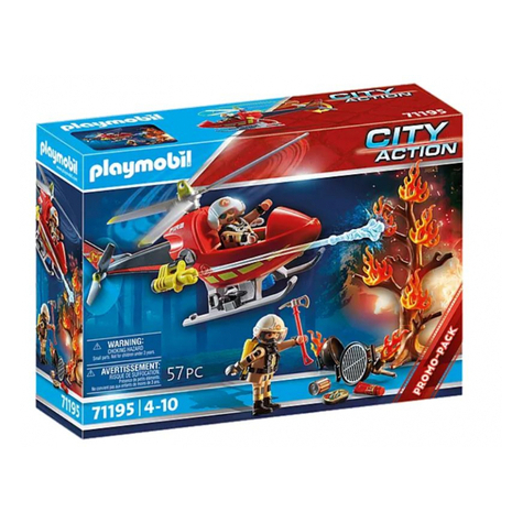 Playmobil City Action - Brandvæsenets Helikopter (71195)