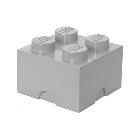 Lego Opbevaringsklods 4 Grå (40031740)
