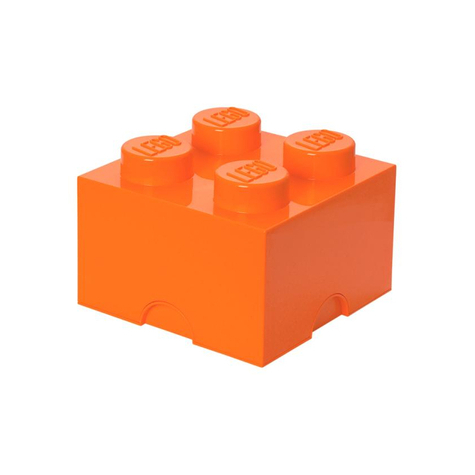 Lego Opbevaringsklods 4 Orange (40031760)