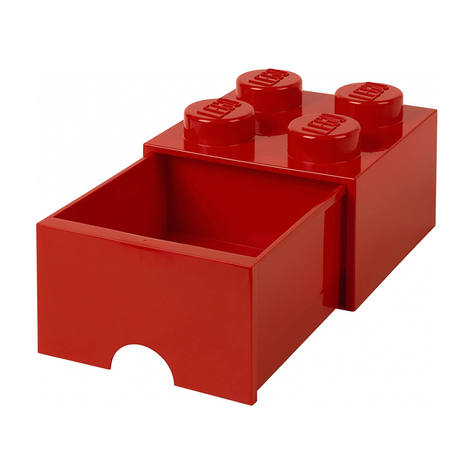 Lego Opbevaringsskuffe Til Klodser 4 Red (40051730)