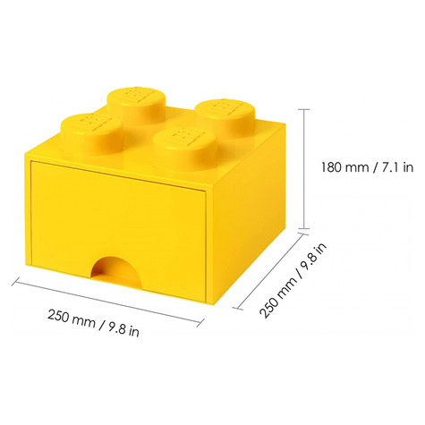 Lego Opbevaringsskuffe Til Klodser 4 Gul (40051732)