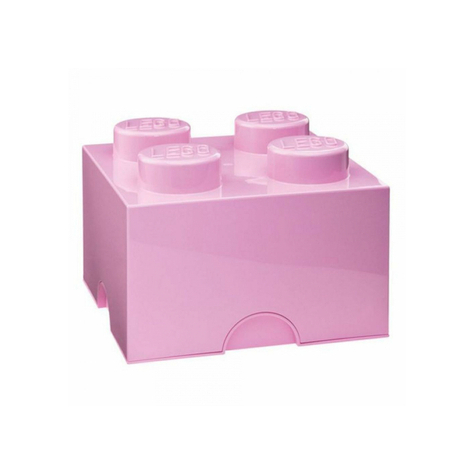 Lego Opbevaringsklods 4 Rosa (40031738)