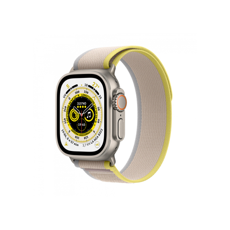 Apple Watch Ultra Gps + Cellular 49 Mm Titanium Yellow/Beige Loop Mqfu3fd/A