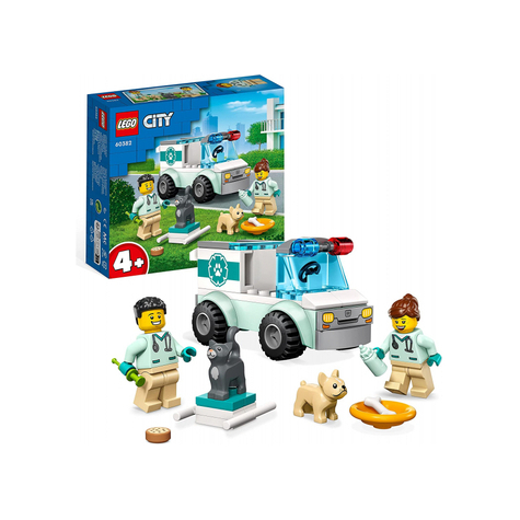 Lego City - Redningsbil Til Dyr (60382)