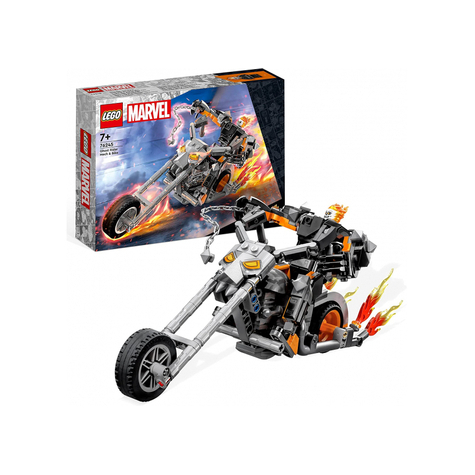 Lego Marvel - Ghost Rider Med Mech Og Cykel (76245)