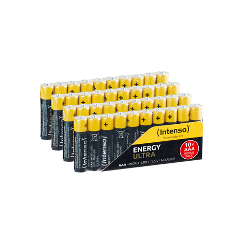Intenso Energy Ultra Aaa Micro Lr03 Pakke Med 40 Stk. 750151