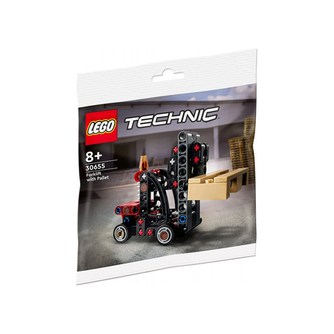 Lego Technic - Gaffeltruck Med Palle (30655)