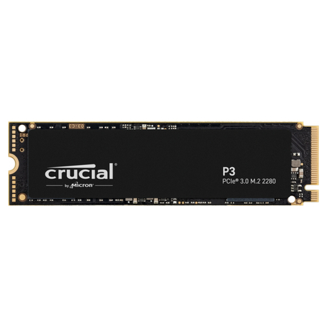 Crucial P3 4000 Gb 3d Nand Nvme Pcie M.2 - Solid State Disk - Ct4000p3ssd8