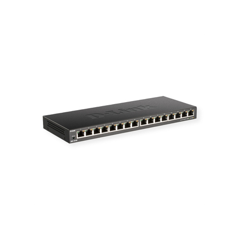 D-Link 16-Ports Gigabit Unmanaged Switch Dgs-1016s/E