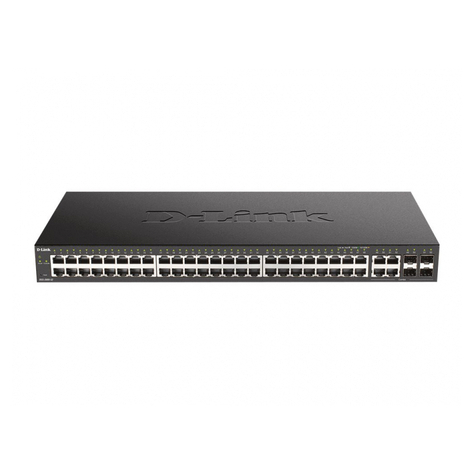 Dlink L3-Administreret 48x10/100/1000+ 4x Fast Ethernet/Gigabit Sfp Dgs-2000-52