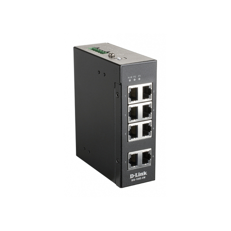 D-Link Industrial Fast Ethernet Unmanaged Switch Dis-100e-8w