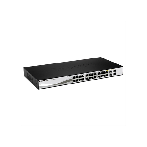 D-Link Smart Switch 24 X 10/100/1000(Poe+)+ 4x Combo Gigabit Dgs-1210-24p/E
