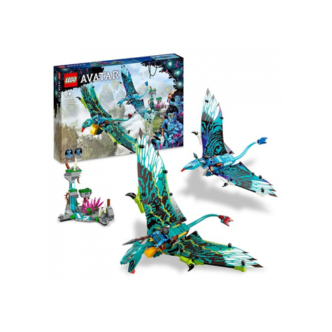 Lego Avatar - Jake Og Neytiris Første Flyvning På En Banshee (75572)