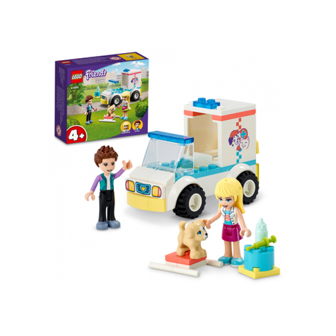Lego Friends - Redningsbil Med Dyr (41694)