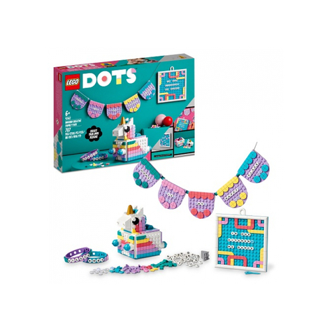 Lego Dots - Kreativt Sæt Med Enhjørningefamilie (41962)