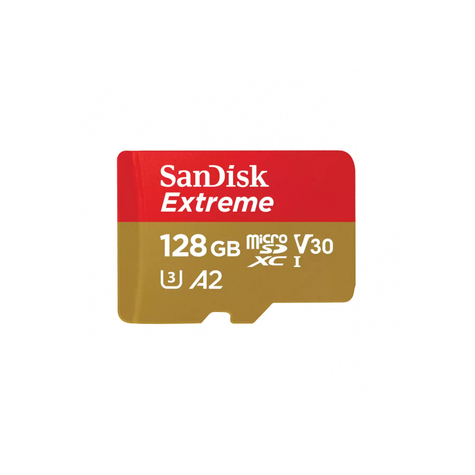 Sandisk Extreme Microsdxc-Kort 128 Gb Sdsqxaa-128g-Gn6gn