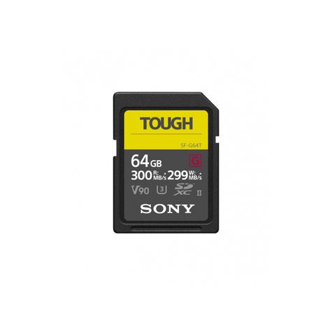 Sony Sf-G-Serien Sf-G 64 - Flash-Hukommelseskort Sf64tg