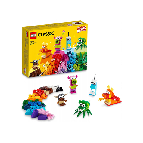 Lego Classic - Kreative Monstre, 140 Dele (11017)