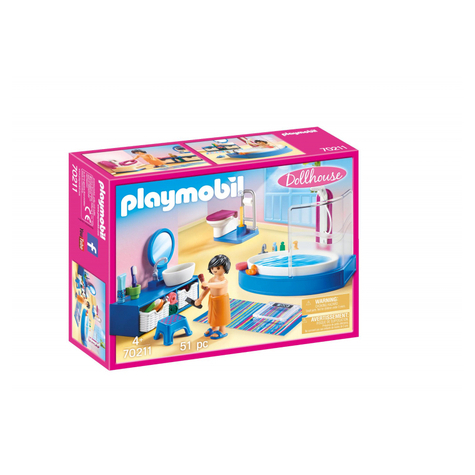 Playmobil Dukkehus - Badeværelse (70211)