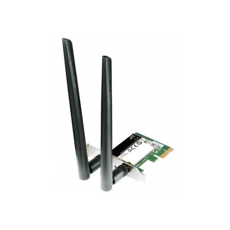 D-Link Indbygget - Kablet - Pci Express - Wlan - Wi-Fi 4 (802.11n) -