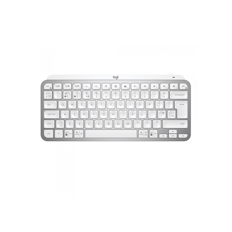 Logitechmx Keys Mini Bluetooth-Tastatur - Baggrundsbelyst Lysegråt - 920-010480