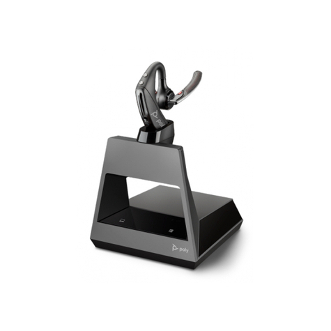 Poly Bluetooth-Headset Voyager 5200 Office 2-Vejs Base Usb-C - 214593-05