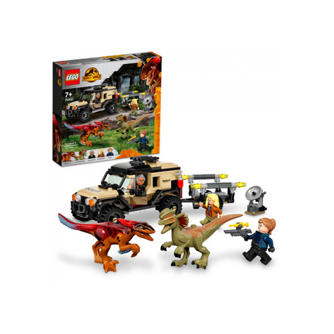 Lego Jurassic World - Transport Af Pyroraptor Og Dilophosaurus (76951)