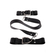 Handcuffs Leash And Collars Deluxe Cuff Set - Black
