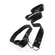 Handcuffs Leash And Collars Deluxe Cuff Set - Black