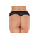 Woman Brief : Black Lace Open Crotch G-String