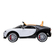 Børnekøretøj - Elbil Bugatti Chiron - Licens - 12v7ah, 2 Motorer- 2,4ghz Fjernbetjening, Mp3, Lædersæde+Eva-Hvid