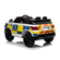 Børnekøretøj - Elbil Politi Rr002 - 12v7ah Batteri, 2 Motorer- 2,4ghz Fjernbetjening, Mp3+Siren