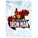 Væg Tatoveringer - Iron Man Comic Classic - Størrelse 50 X 70 Cm
