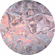 Selvklæbende Non-Woven Tapet/Væg Tatovering - Glossy Crystals - Størrelse 125 X 125 Cm