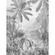Non-Woven Wallpaper - Lac Tropical Black & White - Størrelse 200 X 270 Cm