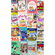 Non-Woven Tapet - Disney Movie Posters Retro Girls - Størrelse 120 X 200 Cm