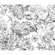 Ikke-Vævet Fototapet - Blomsterbed - Størrelse 300 X 250 Cm