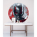 Selvklæbende Non-Woven Tapet/Væg Tatovering - Avengers Painting Ant-Man - Størrelse 125 X 125 Cm