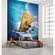 Non-Woven Wallpaper - Moana Ride The Wave - Størrelse 200 X 280 Cm