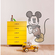 Selvklæbende Ikke-Vævet Fototapet/Væg Tatovering - Mickey Essential - Størrelse 100 X 127 Cm